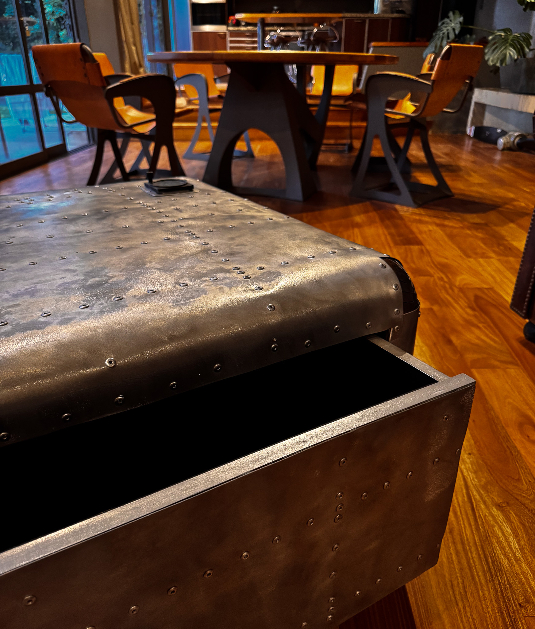 Mesa living detalle